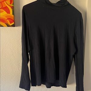 Everlane Navy Blue Mockneck Long sleeve